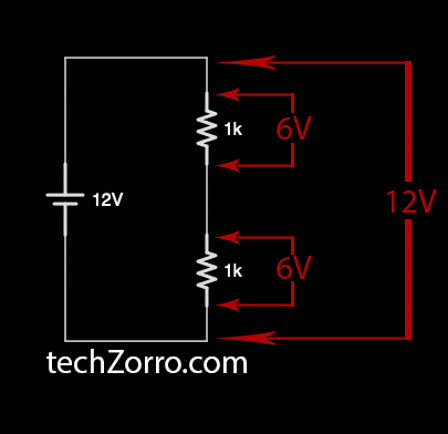 Voltage Divider applied to a circuit: what you need to know