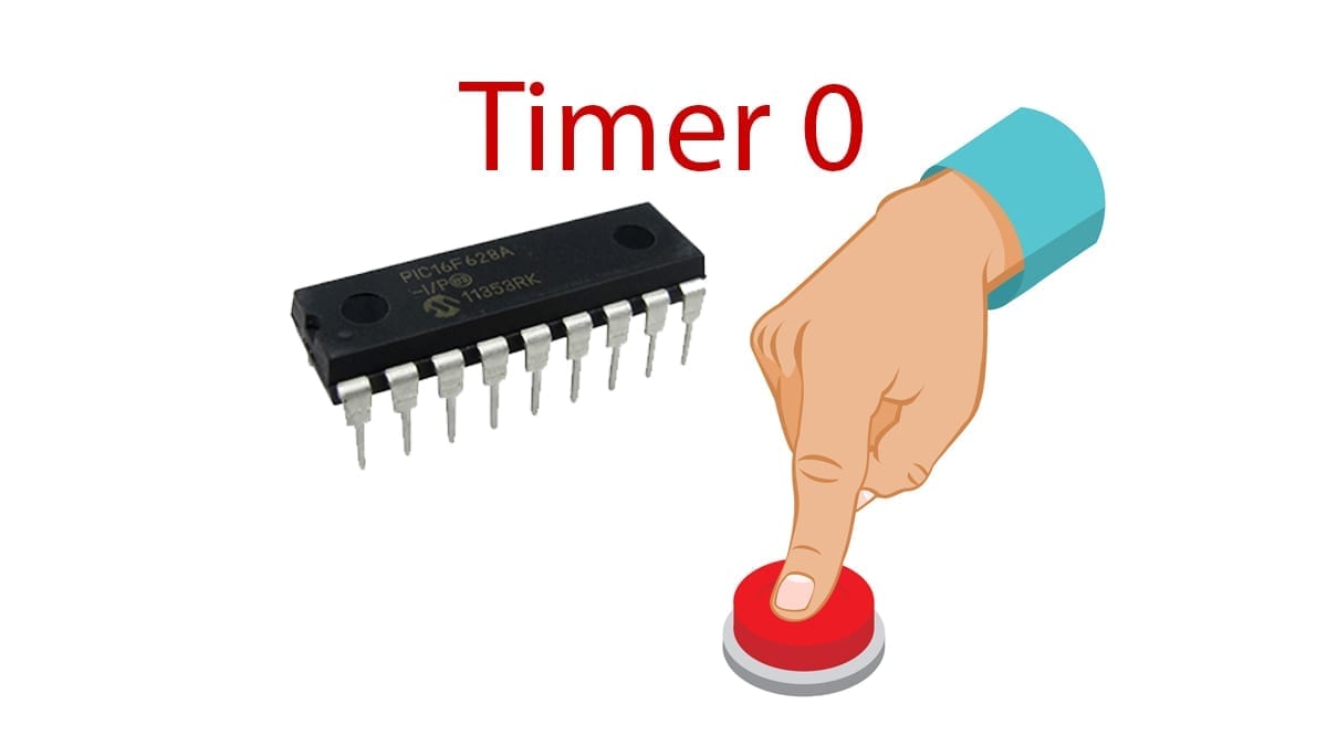 Timer 0 as External Counter in 8-bit PIC microcontroller